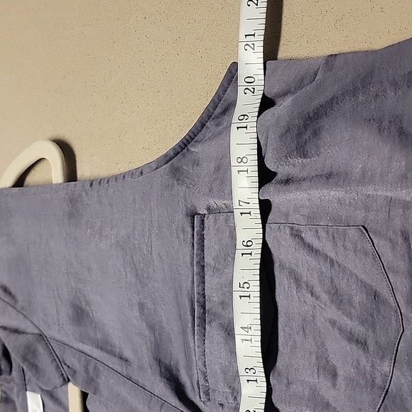 Motherhood Maternity Sleeveless Button-up Dress w/Belt - Picture 7 of 16